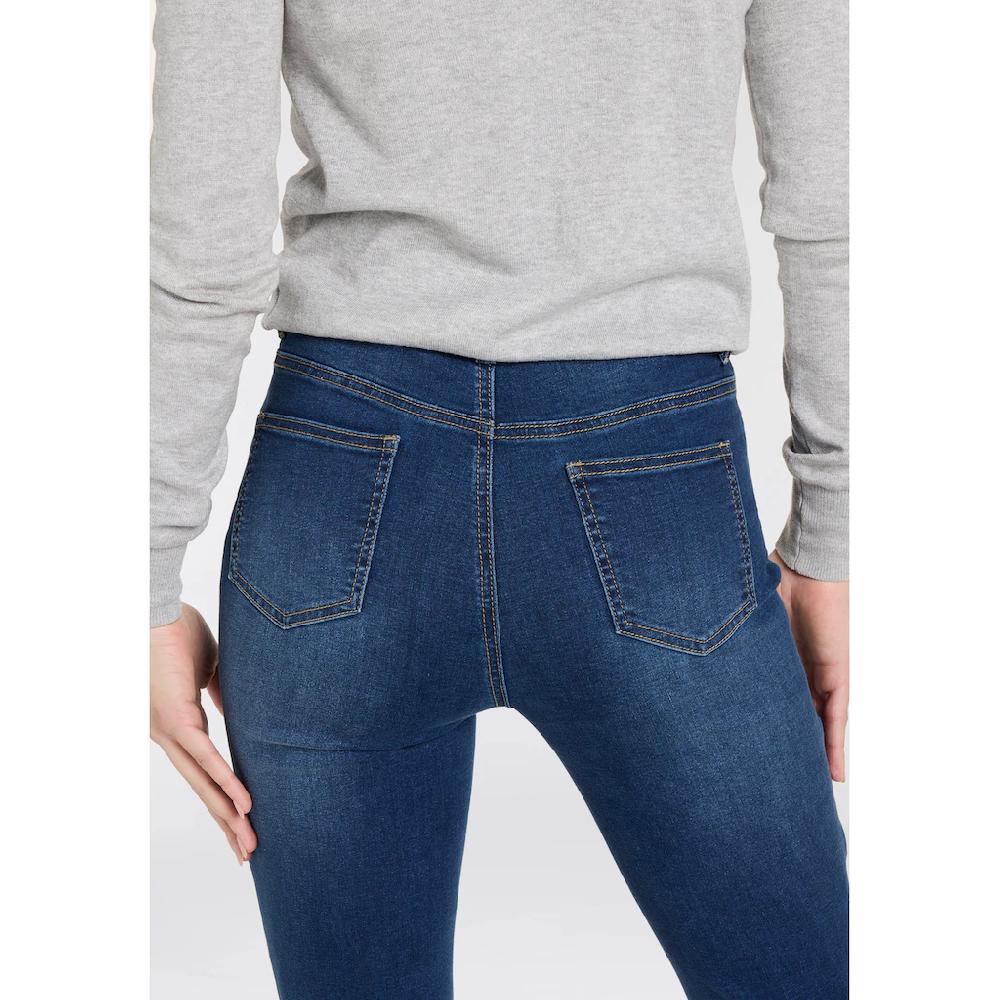 Arizona Gerade Jeans »Ultra-Stretch« normale Passform Comfort Fit Used-Look-Waschung Verkauf