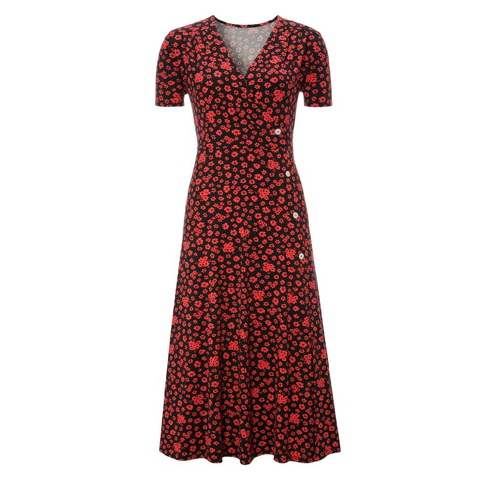 Aniston CASUAL Jerseykleid in Wickeloptik Meist gekauft