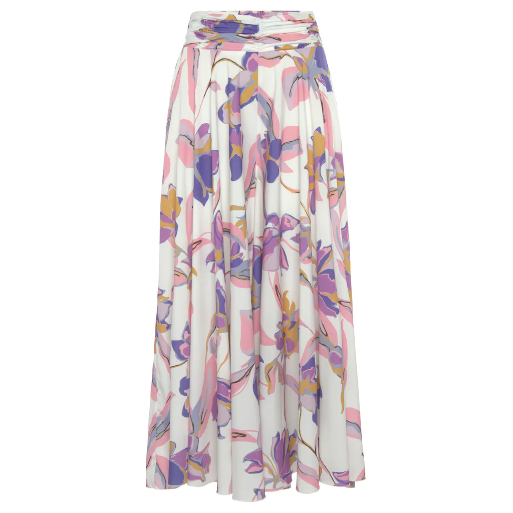 LASCANA Hosenrock mit floralem Alloverdruck Culotte extraweites Bein Exklusive Angebote