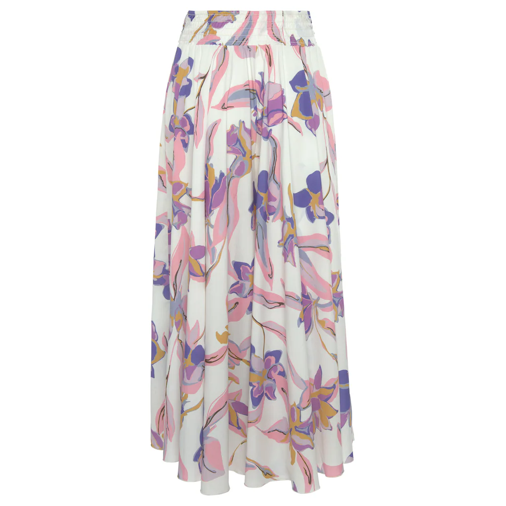 LASCANA Hosenrock mit floralem Alloverdruck Culotte extraweites Bein Exklusive Angebote