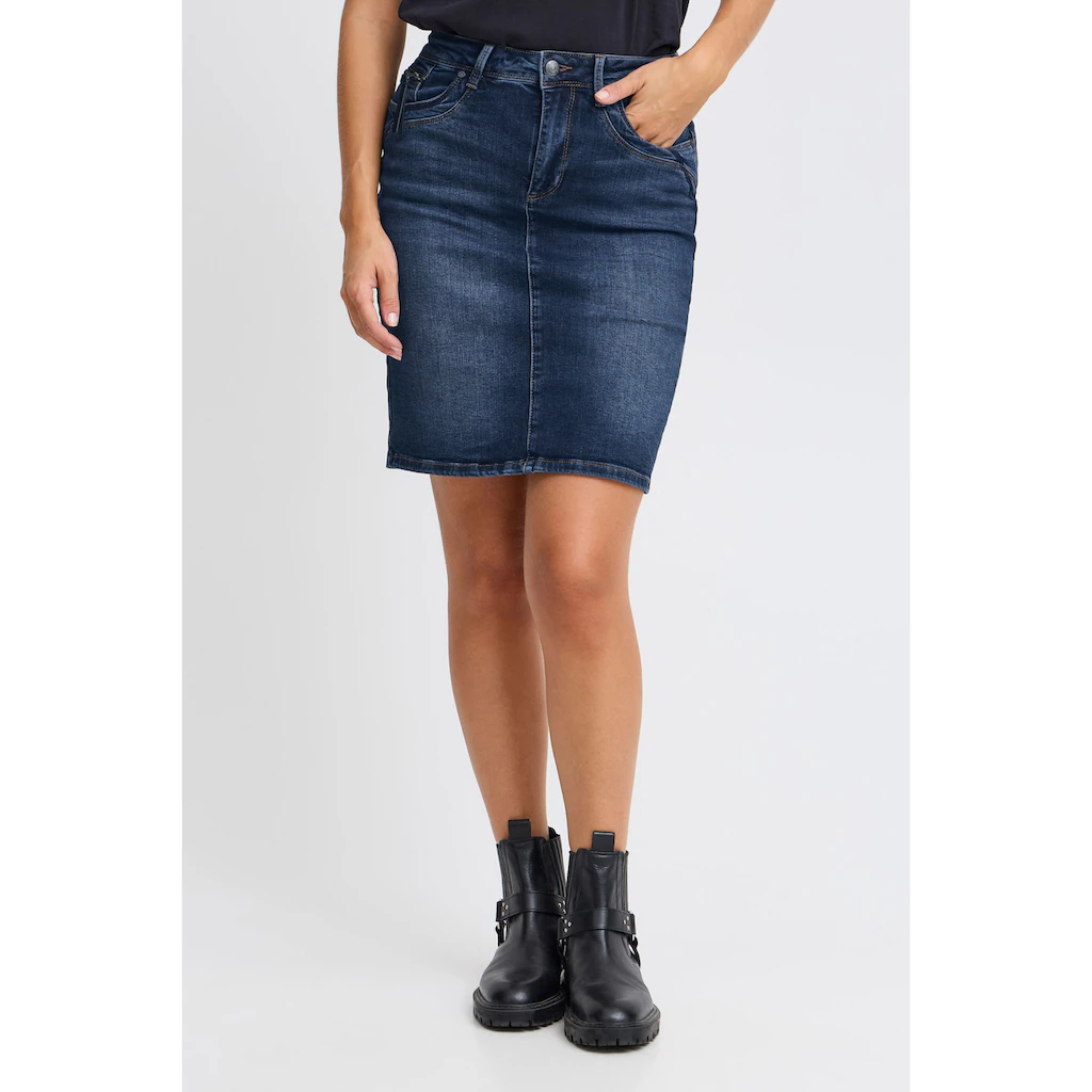 Pulz Jeans Jeansrock »Jeansrock PZKAROLINA HW Skirt« Blitzangebot