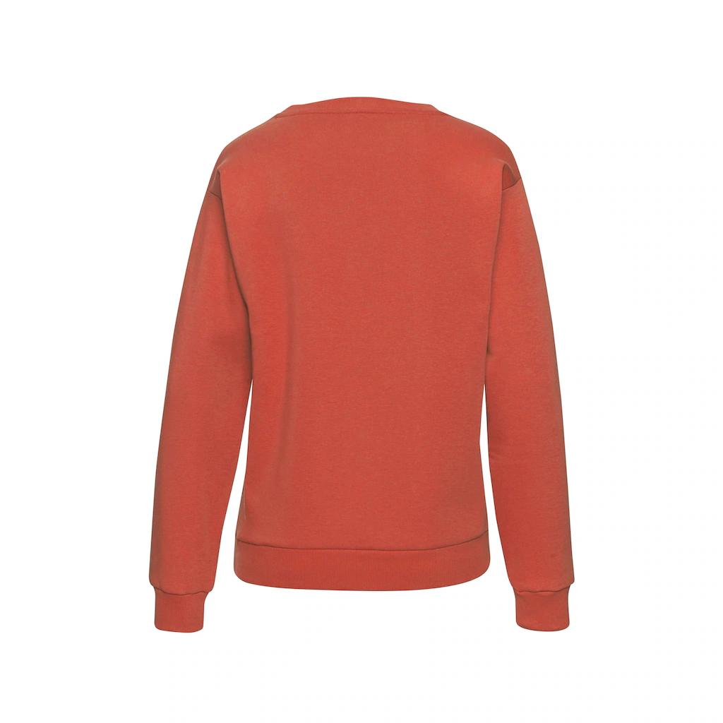 LASCANA Sweatshirt Loungehirt mit Herz-Leo-Druck Loungewear Räumungsverkauf
