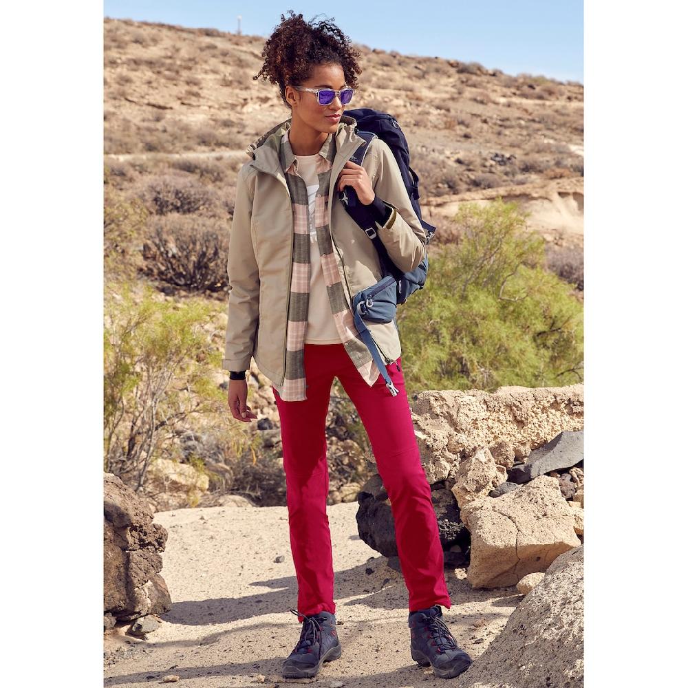 LASCANA ACTIVE Trekkinghose mit 3 Zipper Taschen Kauf eins, bekomm eins gratis